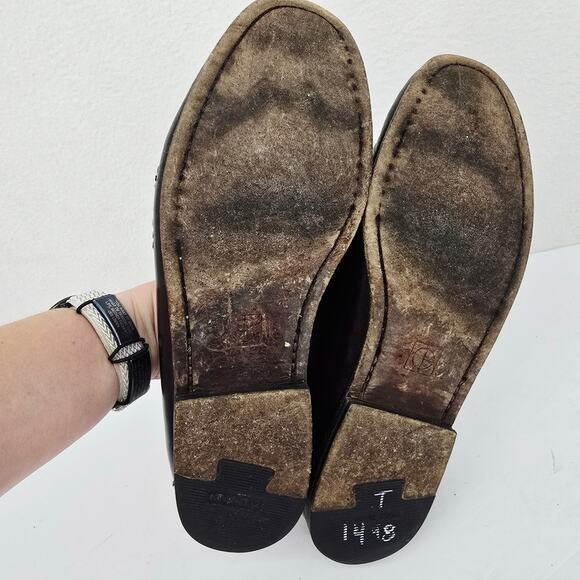 Cole Haan Men's Tassel Loafers Cherry Brown 9 - Picture 5 of 7